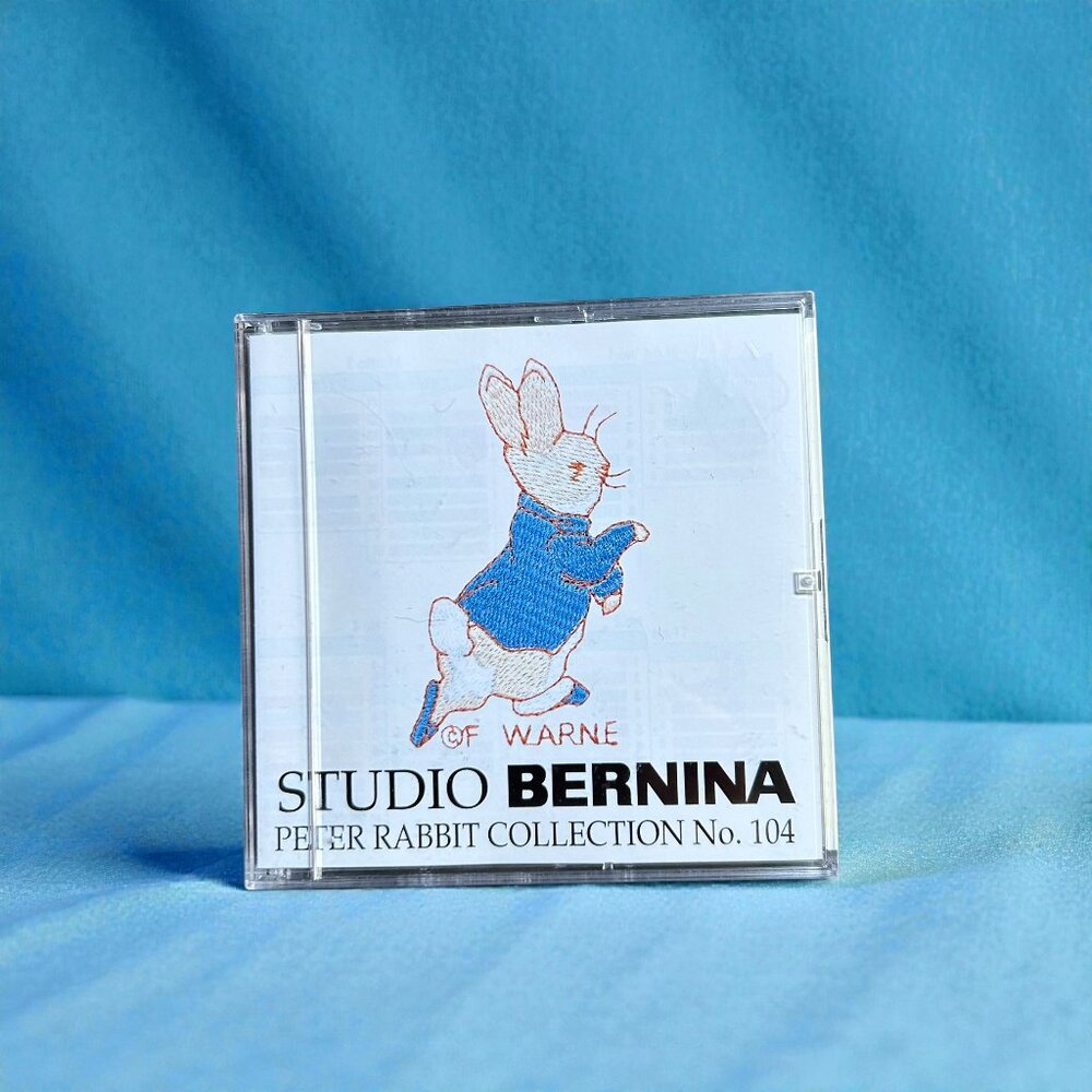 Studio Bernina Machine Embroidery Card #104 Peter Rabbit Beatrix Potter